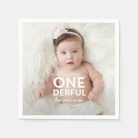 EINFACH EINFACH EINFACH, WUNDERBAR SERVIETTE (Vorderseite)