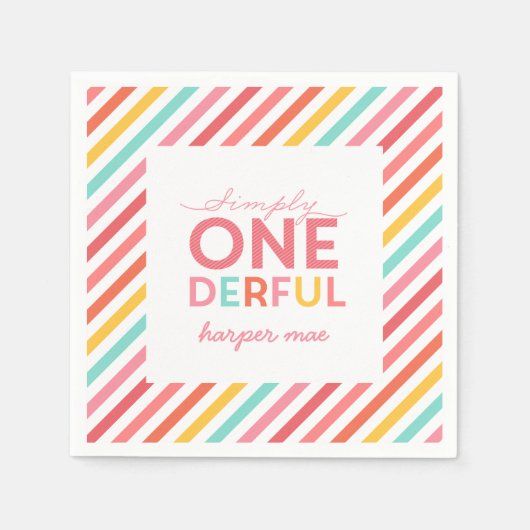 EINFACH EINFACH EINFACH, WUNDERBAR SERVIETTE (Vorderseite)