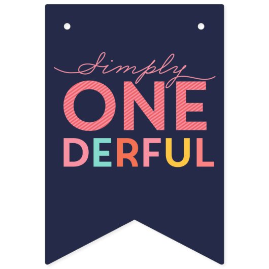 EINFACH EINFACH EINFACH, WUNDERBAR WIMPELKETTE (Erste Fahne)