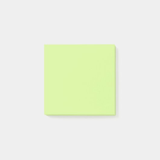 Einfach einfaches Neon-Limettengrün Post-it Klebezettel (Vorderseite)
