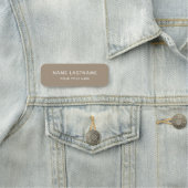 Einfach einfaches Tan Beige Button Sicherheit Magn (Beispiel)