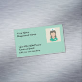 Einfach eingeschriebene Krankenschwester Magnetisc Magnetische Visitenkarte (Beispiel)