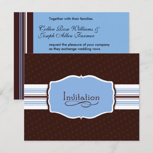 Einfach Einladung senden (Vorne/Hinten)