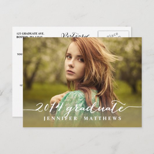 einfach | Einladung zur Graduiertengruppe (Vorne/Hinten)