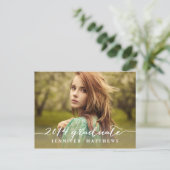 einfach | Einladung zur Graduiertengruppe (Stehend Vorderseite)