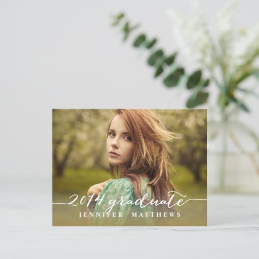 einfach | Einladung zur Graduiertengruppe (Stehend Vorderseite)