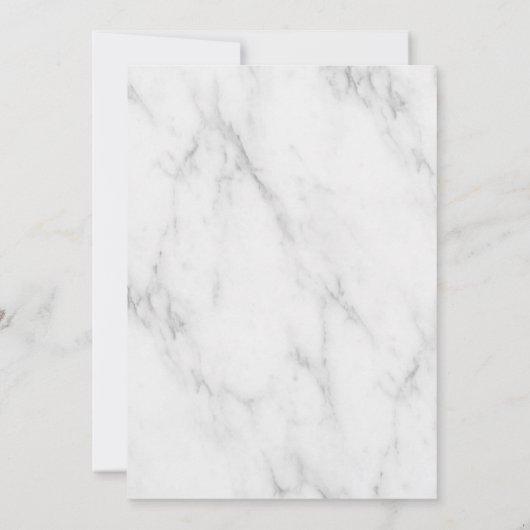 Einfach Elegant Affair Hochzeit Einladung (Rückseite)