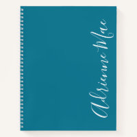 Einfach elegant Aquamarin Blue Personalisiert