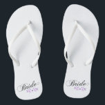 Einfach & elegant Bride floral | Flip Flops Badesandalen<br><div class="desc">For further customization,  please click the Customize button and use our design tool to modify this template. If the options are available,  you may change text and image by simply clicking on "Edit/Remove Text or Image Here" and add your own. Designed by Freepik.</div>