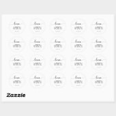 Einfach Elegant Calligraphy Wedding Sticker (Blatt)