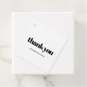 Einfach elegant & chic Danke Geschenkanhänger (Beispiel)