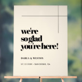 Einfach, elegant & chic Freuen Sie sich auf Ihren Acrylschild (Neutral)