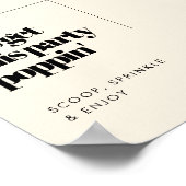 Einfach elegant & chic Lassen Sie uns dieses Party Poster (Ecke)
