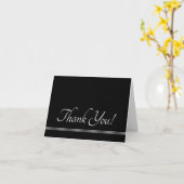 Einfach, elegant "Danke!" Karte (Gelbe Blume)