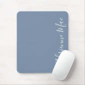 Einfach Elegant Denim Blue Personalisiert Mousepad (Mit Mouse)