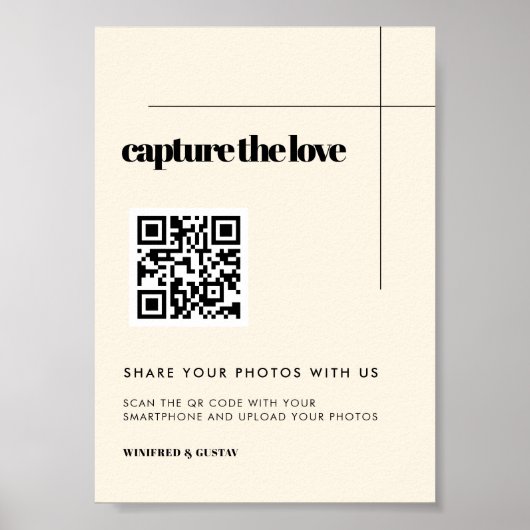 Einfach elegant & elegant Capture the Liebe Poster (Vorne)