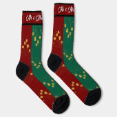 Einfach Elegant erste Weihnachten Mr. & Mrs. Coupl Socken (Rechts)