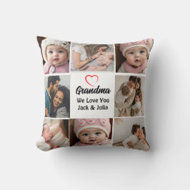 Einfach & elegant | Foto-Collage für Oma Kissen