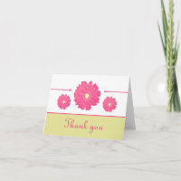 Einfach Elegant Gerbera Daisies Dankeschön Karte