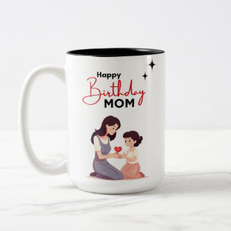 "Einfach elegant: Graues Minimalistisches Glück zu Zweifarbige Tasse