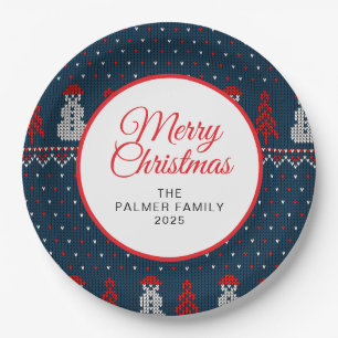 Einfach Elegant Hässliches Weihnachten   Familie B Pappteller