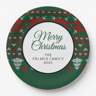 Einfach Elegant Hässliches Weihnachten   Familie B Pappteller