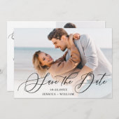 Einfach elegant Hochzeit 2 FOTO Save The Date (Vorne/Hinten)