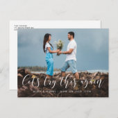 Einfach elegant Let's versuchen, diese wieder Hoch Postkarte (Vorne/Hinten)