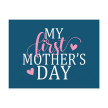 Einfach & elegant Mein erster Muttertag | Postkart