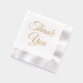Einfach elegant Minimalistisch #79 DANKE Servietten Mit Folie (Links)