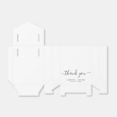Einfach elegant Minimalistisch Danke für Ihre Hoch Geschenkschachtel (Ungefaltet)