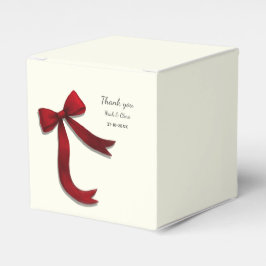 Einfach Elegant Minimalistisch Roter Bogen Klassis Geschenkschachtel