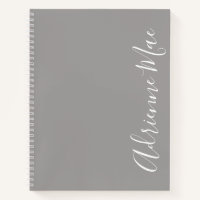 Einfach elegant Modern Ash Gray Personalisiert