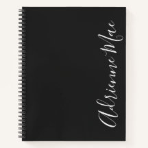 Einfach elegant Moderne Dunkelgrau Personalisiert