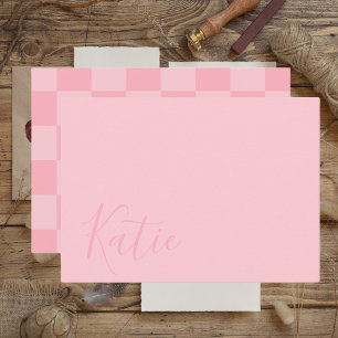 Einfach elegant Modernes Minimalistisch Mitteilungskarte