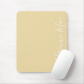 Einfach Elegant Name Sunlight Elfenbein Personalis Mousepad (Mit Mouse)
