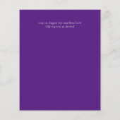 Einfach Elegant PurpleBlue Eucalyptus BUDGET laden Flyer (Hinten)