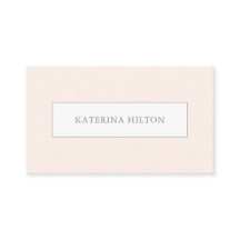 Einfach elegant Rosa Beruflich Minimalistisch