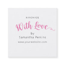 Einfach, elegant rosa und weiß, handgefertigt mit 