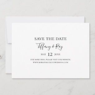 Einfach elegant Save the Date