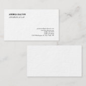 Einfach elegant Schlicht Beruflich Minimalistisch Visitenkarte (Vorne/Hinten)