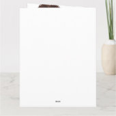 Einfach elegant Schwarz und Weiß Ein Foto Weihnach Karte (Rückseite)