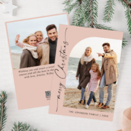 Einfach elegant Stilvoll 2 FOTO Weihnachtsgrüße Feiertagskarte