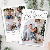 Einfach elegant Stilvoll 5 FOTO Weihnachtsgrüße