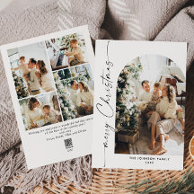 Einfach elegant Stilvoll 5 FOTO Weihnachtsgrüße