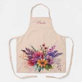 Einfach elegant Stilvoll Garten Florals Schürze (Vorderseite)
