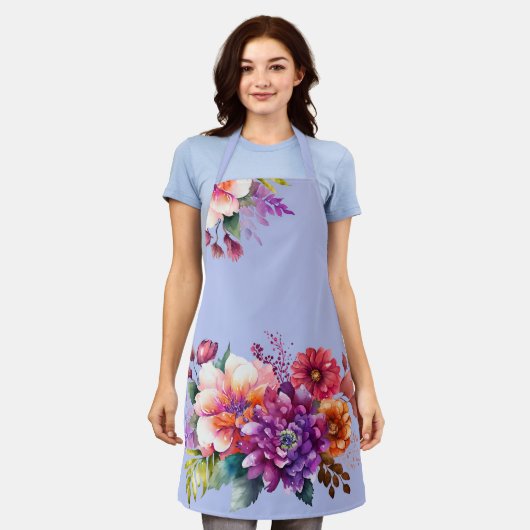 Einfach elegant Stilvoll Garten Florals Schürze (Getragen)
