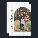 Einfach elegant Stilvolles FOTO Weihnachtsgrüße Ho Feiertagskarte<br><div class="desc">Einfach elegant Stilvolles FOTO Weihnachts Grußkarte. Überraschen Sie Ihre nahen und machen Sie das Fest unvergesslich. Für weitere Anpassungen klicken Sie bitte auf den Link "Weitere Anpassung" und verwenden Sie unser Design-Tool,  um diese Vorlage zu ändern.</div>