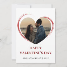 Einfach Elegant Süß Frohen Valentinstag 1 Foto