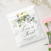 Einfach Elegant Watercolor Eukalyptus Wedding Geschenktütchen (Versiegelt)